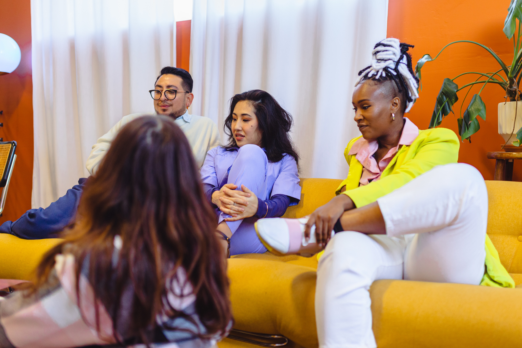 Work Culture Colleagues at an Office Lounge